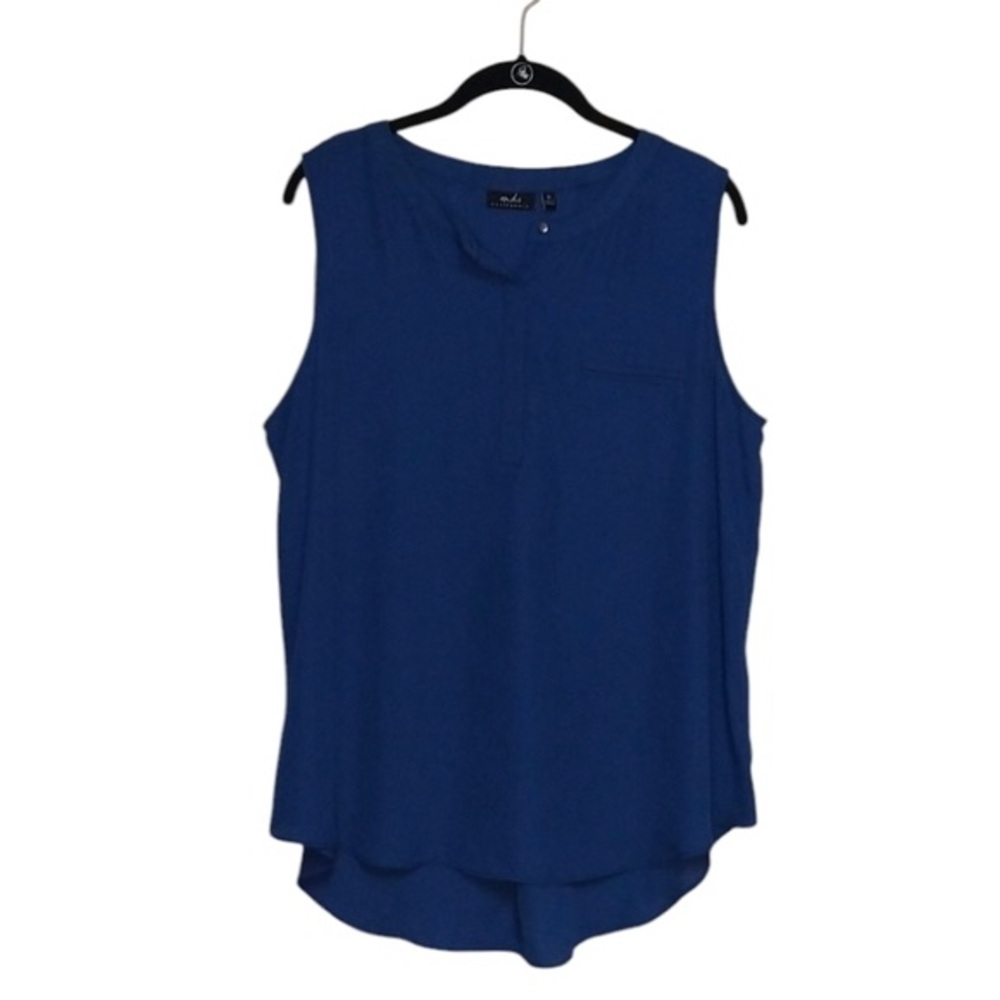 Blue Sleeveless Top